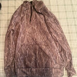 Mossy Oak Brown Mauve Camo Hooded Pullover